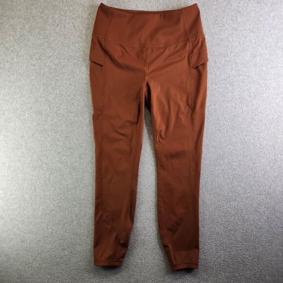 Eddie Bauer Leggings Womens TL Camel Brown Cargo Ankle Trekking Overlanding - Picture 14 of 14